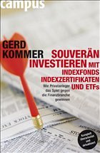 Cover Souverän investieren mit Indexfonds, Indexzertifikaten und ETFs
