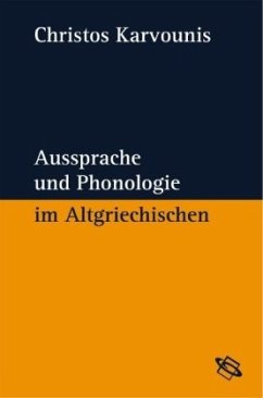 Cover Aussprache und Phonologie im Altgriechischen