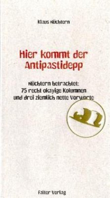 Cover Hier kommt der Antipastidepp