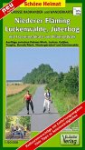 Große Radwander- und Wanderkarte Niederer Fläming, Luckenwalde, Jüterbog mit Flaeming-Skate® und FlämingWalk®