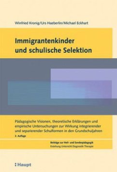 Cover Immigrantenkinder und schulische Selektion