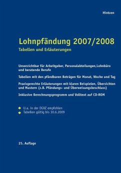 Lohnpfändung 2007/2008 - Hintzen, Udo