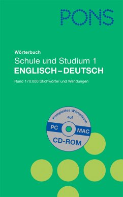 Cover PONS Wörterbuch für Schule und Studium Englisch 1 - Englisch-Deutsch