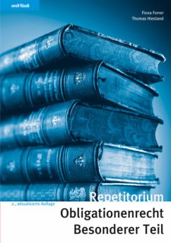Repetitorium Obligationenrecht Besonderer Teil (f. d. Schweiz) - Forrer, Fiona; Hiestand, Thomas; Böhringer, Peter