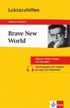 Lektürehilfen Aldous Huxley 'Brave New World'