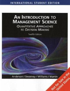 An Introduction to Management Science, w. CD-ROM - Anderson, David; Sweeney, Dennis J.; Williams, Thomas