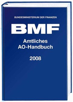 Amtliches AO-Handbuch 2008 - Bundesministerium der Finanzen (Hrsg.)