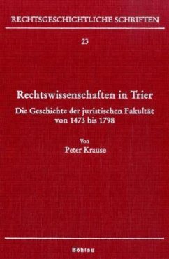 Rechtswissenschaften in Trier - Krause, Peter