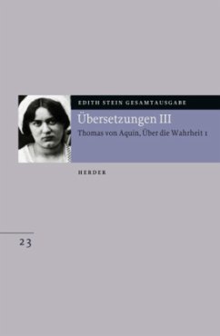 Übersetzung e / Gesamtausgabe (ESGA) Übersetzungen III, 23, .3 - Stein, Edith