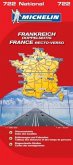 MICHELIN Nationalkarte Frankreich doppelseitig