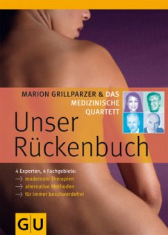 Das medizinische Quartett: Unser Rückenbuch - Grillparzer, Marion
