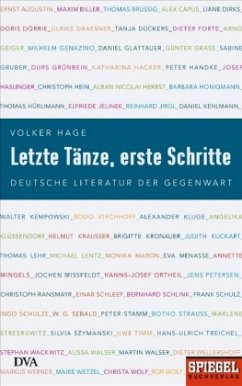 Letzte Tänze, erste Schritte - Hage, Volker