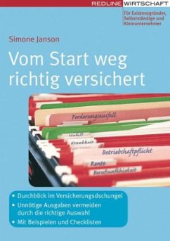 Vom Start weg richtig versichert - Janson, Simone