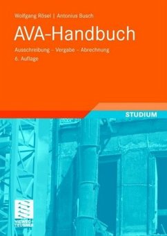 AVA-Handbuch - Rösel, Wolfgang / Busch, Antonius