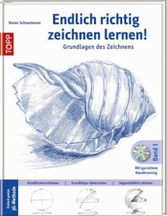 Cover Endlich richtig zeichnen lernen!, m. DVD
