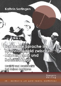 Cover Szenische Sprache im Spannungsfeld zwischen Mündlichkeit und Schriftlichkeit