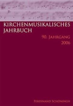 Kirchenmusikalisches Jahrbuch 90. Herausgegeben im Auftrag der Görres-Gesellschaft und in Verbindung mit dem Allgemeinen Cäcilien-Verband für Deutschland