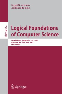 Logical Foundations of Computer Science - Artemov, Sergeij / Nerode, Anil (eds.)