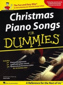 Christmas Piano Songs For Dummies, Songbook