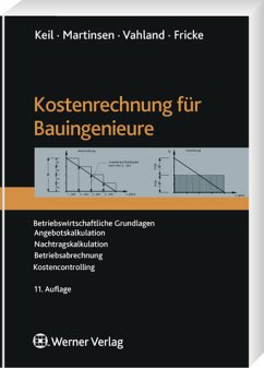 Kostenrechnung für Bauingenieure - Keil, Wolfram / Martinsen, Ulfert / Vahland, Rainer / Fricke, Jörg
