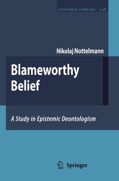 Blameworthy Belief - Nottelmann, Nikolaj