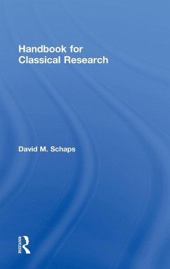 Handbook for Classical Research - Schaps, David