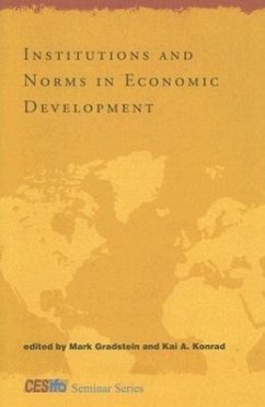 Cover Institutions and Norms in Economic Development