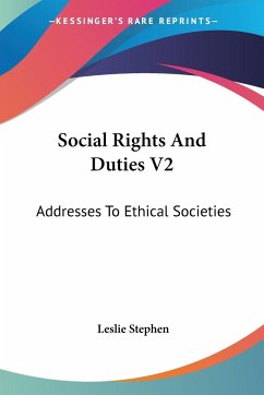 Social Rights And Duties V2 - Stephen, Leslie