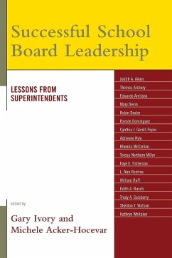Successful School Board Leadership - Herausgeber: Acker-Hocevar, Michele Ivory, Gary