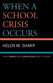 When a School Crisis Occurs