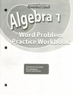 Algebra 1, Word Problems Practice Workbook - McGraw Hill