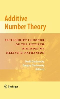 Additive Number Theory - Chudnovsky, David / Chudnovsky, Gregory (eds.)