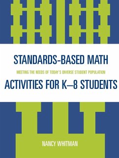 Standards-Based Math Activities for K-8 Students - Whitman, Nancy