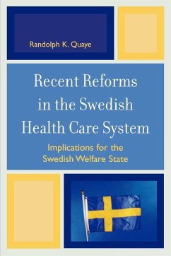 Cover Recent Reforms in the Swedish Health Care System