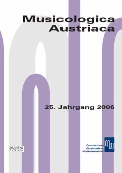 Cover Die Vorstellung von Musik in Malerei und Dichtung / Musicologica Austriaca Jg.25/2006
