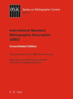 ISBD: International Standard Bibliographic Description