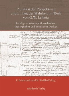 Pluralität der Perspektiven und Einheit der Wahrheit im Werk von G. W. Leibniz - Beiderbeck, Friedrich / Waldhoff, Stephan (Hrsg.)