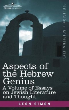 Aspects of the Hebrew Genius - Simon, Leon