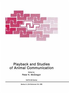 Playback and Studies of Animal Communication - McGregor, Peter K. (ed.)