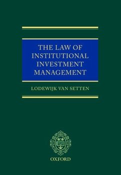 Cover The Law of Institutional Investment Management