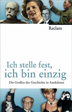 Ich stelle fest, ich bin einzig