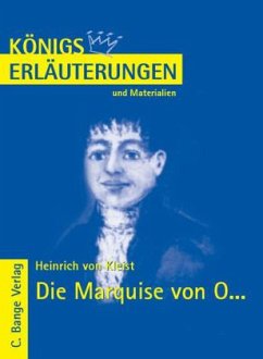 Cover Heinrich von Kleist 'Die Marquise von O'