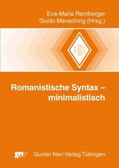 Romanistische Syntax - minimalistisch - Remberger, Eva-Maria / Mensching, Guido (Hrsg.)