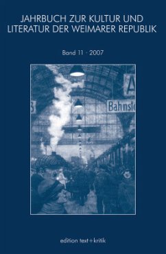 Jahrbuch zur Kultur und Literatur der Weimarer Republik - Faul, Eckhard (Wiss. Beratg.) / Marx, Reiner