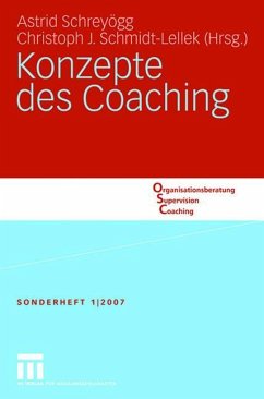 Konzepte des Coaching - Schreyögg, Astrid / Schmidt-Lellek, Christoph J. (Hgg.)