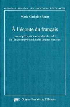 À l' écoute du français - Jamet, Marie-Christine