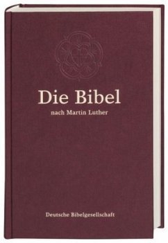 Cover Die Bibel, nach der Übersetzung Martin Luthers, Standardausgabe rot (Nr.1520)