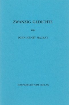 Cover Zwanzig Gedichte