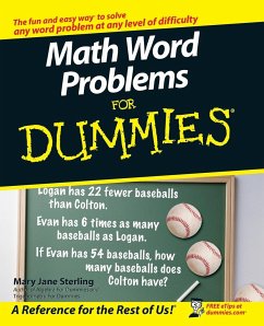 Math Word Problems for Dummies - Sterling, Mary Jane