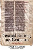 Textual Editing and Criticism: An Introduction